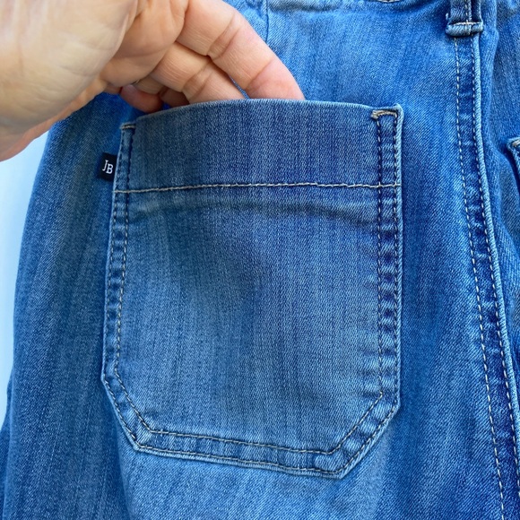 Judy Blue High Waist Drawstring Denim Jeans Zip Fly Belt Loops Pockets Size 25 - Picture 9 of 16